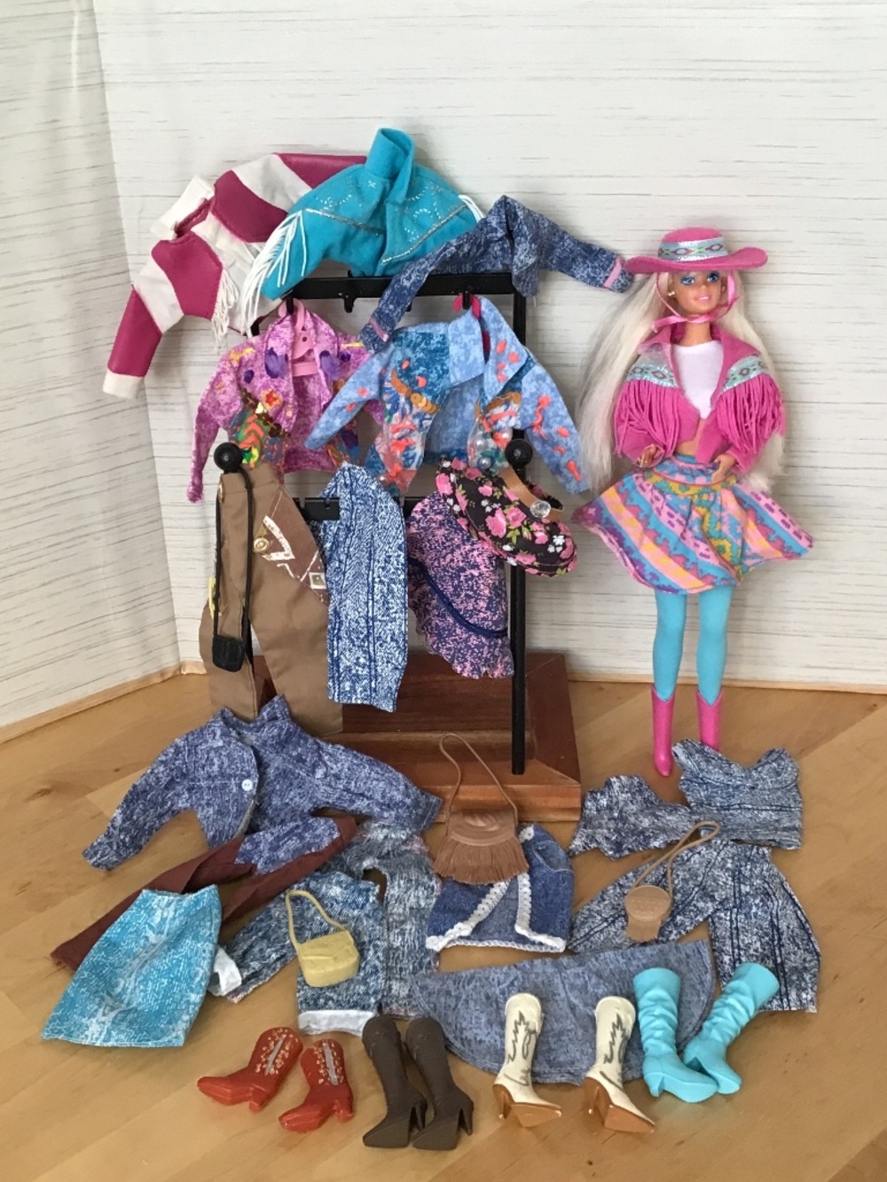 Barbie Doll and Western Themed Clothes